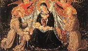 GOZZOLI, Benozzo Madonna and Child with Sts Francis and Bernardine, and Fra Jacopo dfg Germany oil painting reproduction